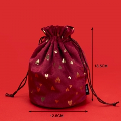 Essential Drawstring Bag RPET Velvet - CBR277