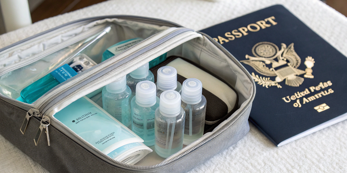 TSA-Approved Quart-Sized Toiletry Bag