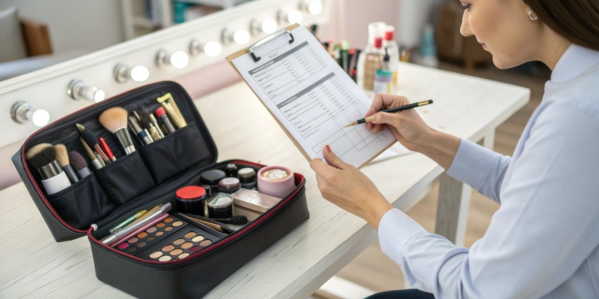 Quality control inspection for cosmetic bags